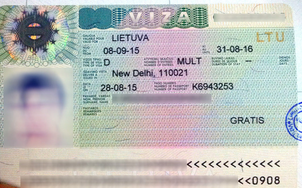 cover letter for lithuania visa