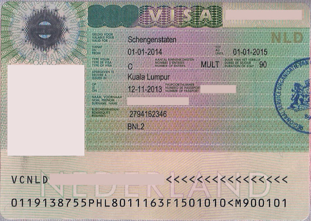 netherland visa for uk travel document