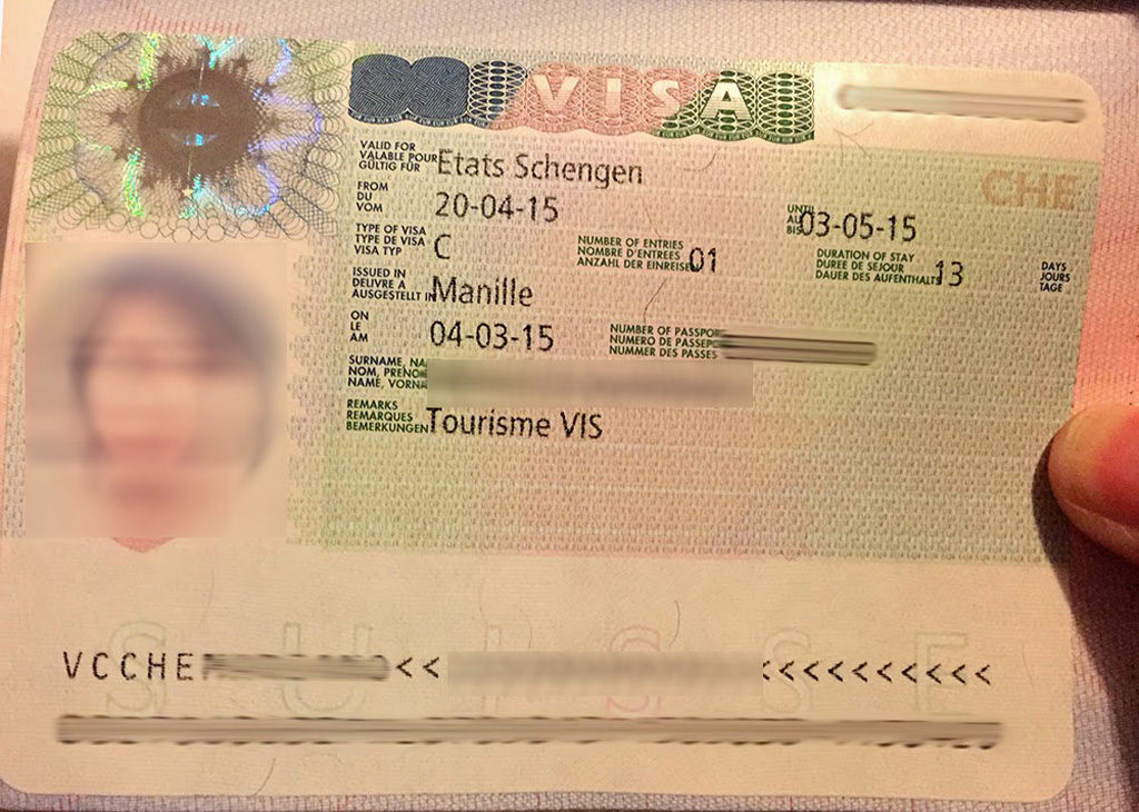 zurich travel visa