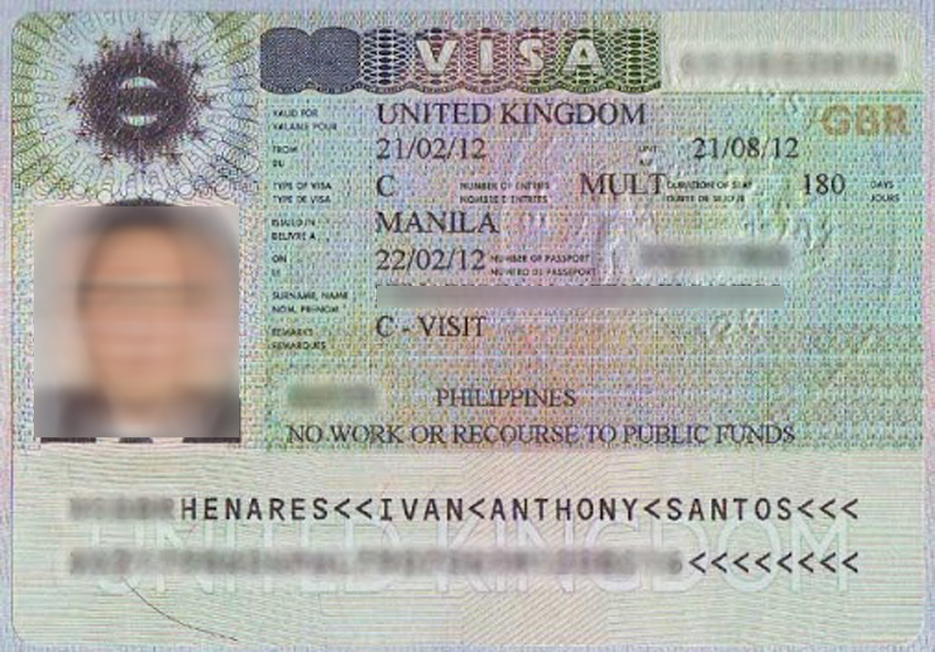 requirements for british tourist visa
