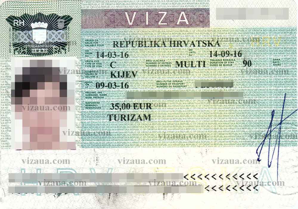 tourist visa requirement for croatia