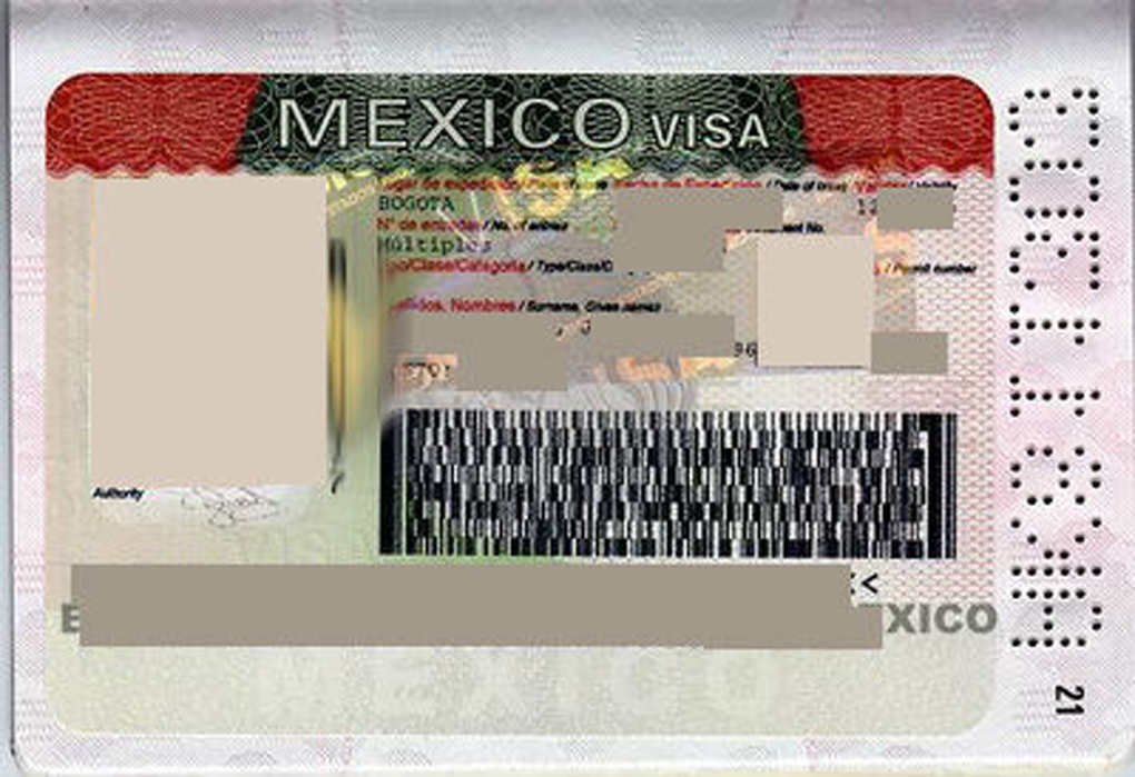 travel visa to mexico